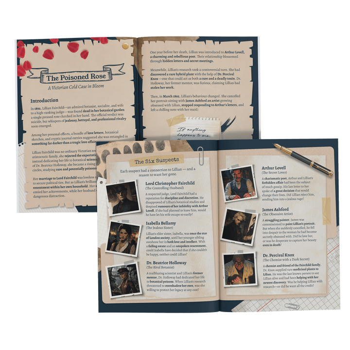 Outdoor Escape Room London - Self-Guided Murder Mystery Tour – The Poisoned Rose