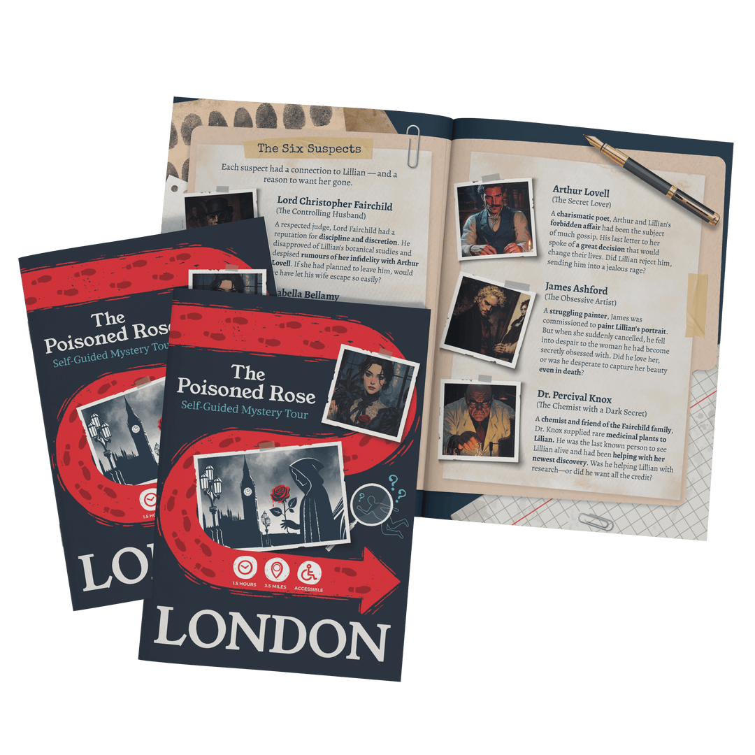 Outdoor Escape Room London - Self-Guided Murder Mystery Tour – The Poisoned Rose