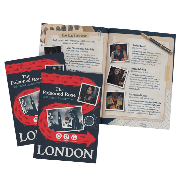 Outdoor Escape Room London - Self-Guided Murder Mystery Tour – The Poisoned Rose