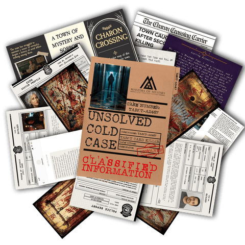 Ungeklärte Cold Case Akte Spiel – Der Tarotkarten-Killer Ungeklärter Mordfall – Entdecke