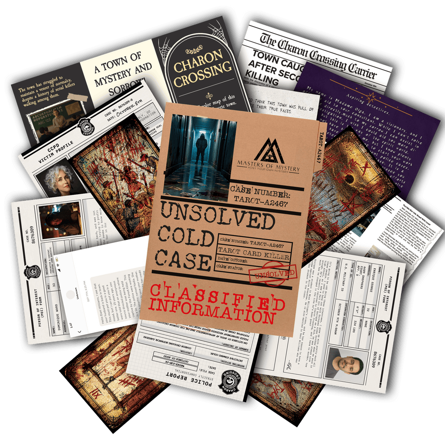 Ungeklärte Cold Case Akte Spiel – Der Tarotkarten-Killer Ungeklärter Mordfall – Entdecke