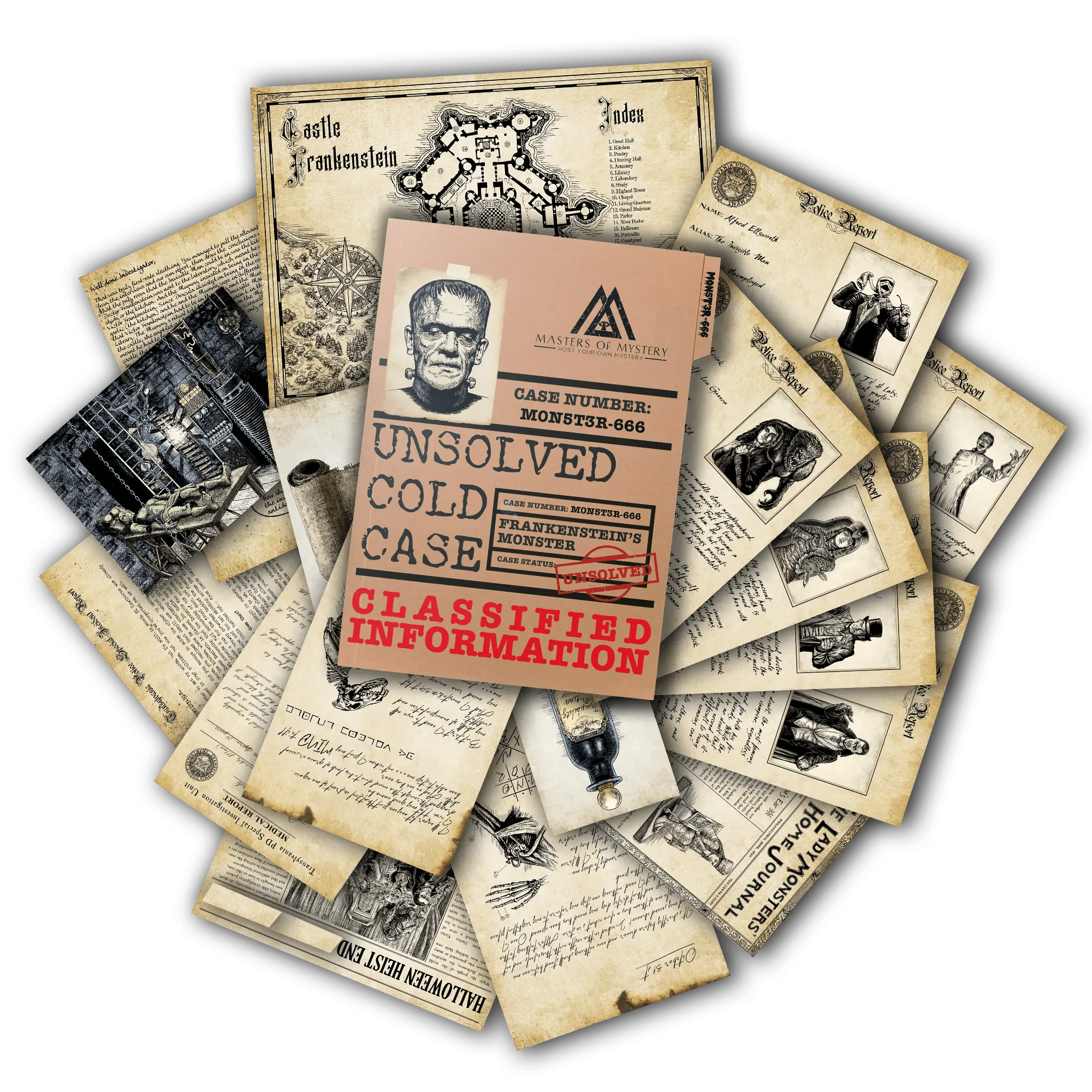 Find Frankenstein's Brain digital cold case game cover