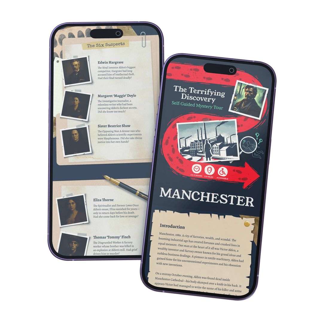 Outdoor Escape Room Manchester - Self-Guided Murder Mystery Tour – The Terrifying Discovery