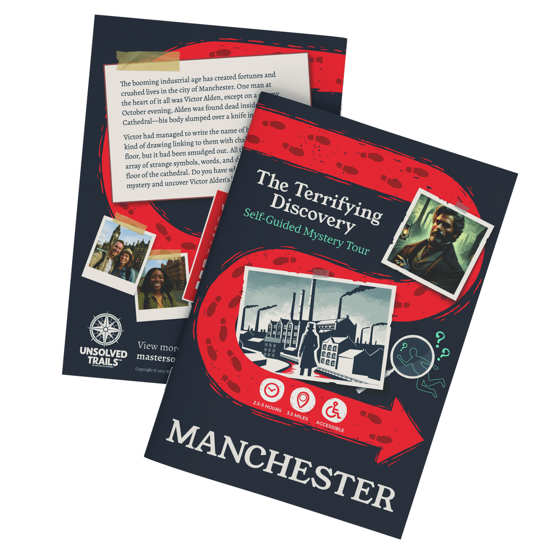 Outdoor Escape Room Manchester - Self-Guided Murder Mystery Tour – The Terrifying Discovery