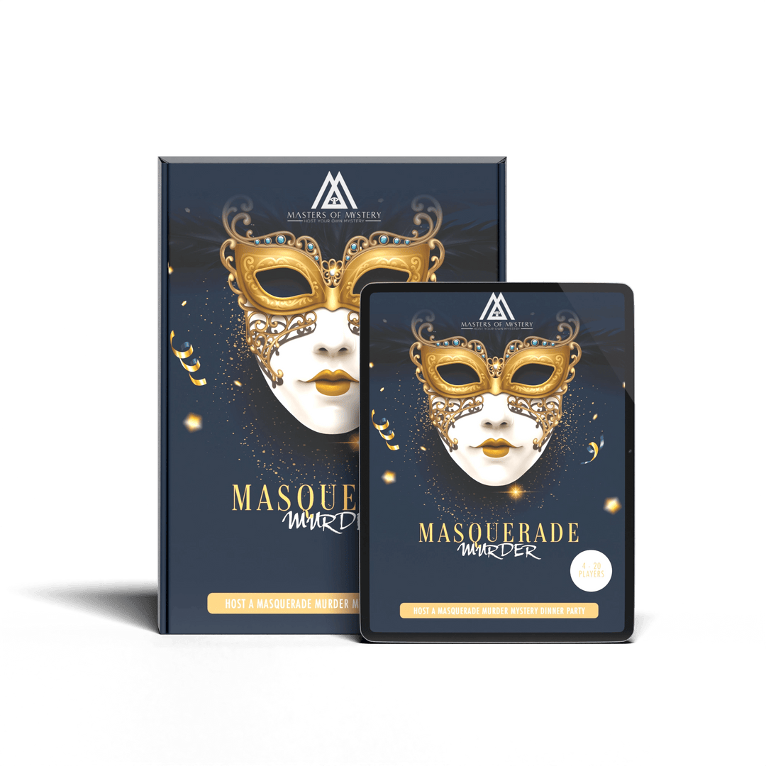 Expansion Pack - Masquerade Themed Murder Mystery Game Kit