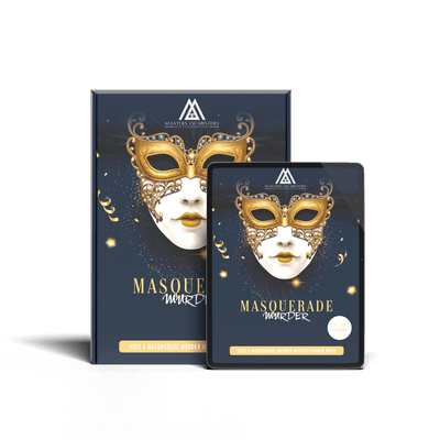 Expansion Pack - Masquerade Themed Murder Mystery Game Kit