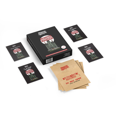 Wiederspielbares Haunted House Murder Mystery Dinnerparty-Spiel für bis zu 20 Erwachsene – Veranstalten Sie einen Halloween-Dinnerparty-Spieleabend – Classic Monsters Fancy Dress Dinner Party 2