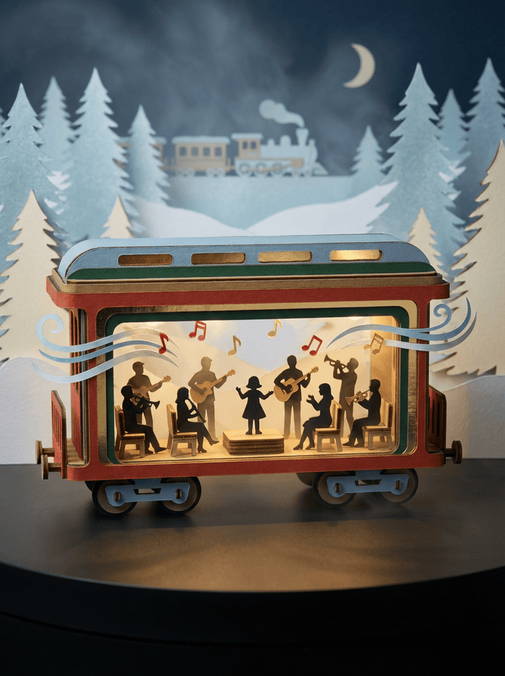 Replay-able Polar Train Murder Mystery Dinner Party Game - Host A Christmas Dinner Party Game Night - Christmas Express Train Party Game - Santa Fancy Dress Party Game English 4-20 Players V2