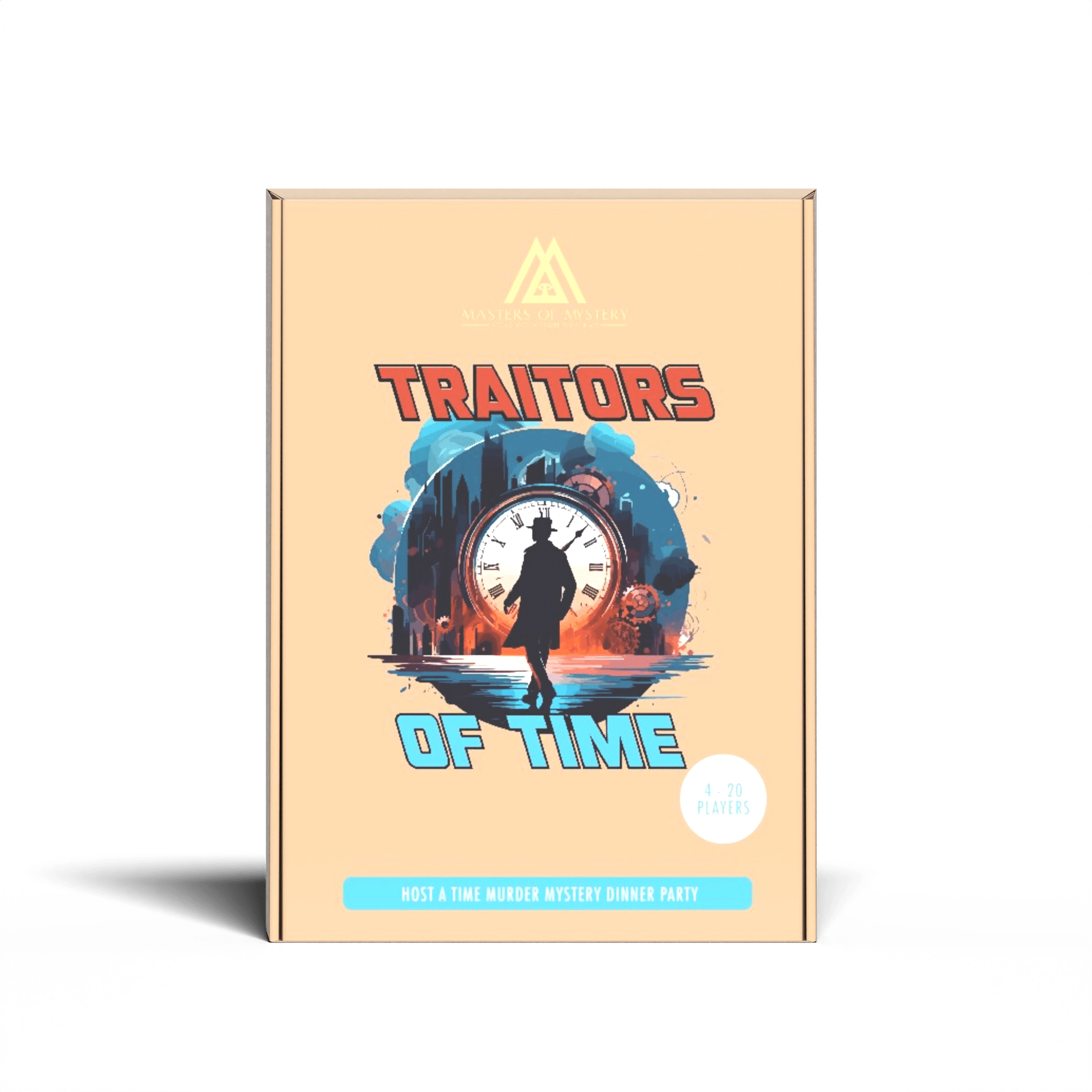 Erweiterungspaket – Traitors of Time – Ein Zeitreise-Krimidinner-Set für Zuhause