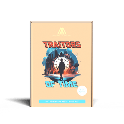 Expansion Pack - Traitors of Time - A Time Travel Murder Mystery Game Kit