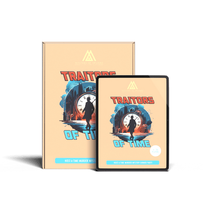 Expansion Pack - Traitors of Time - A Time Travel Murder Mystery Game Kit