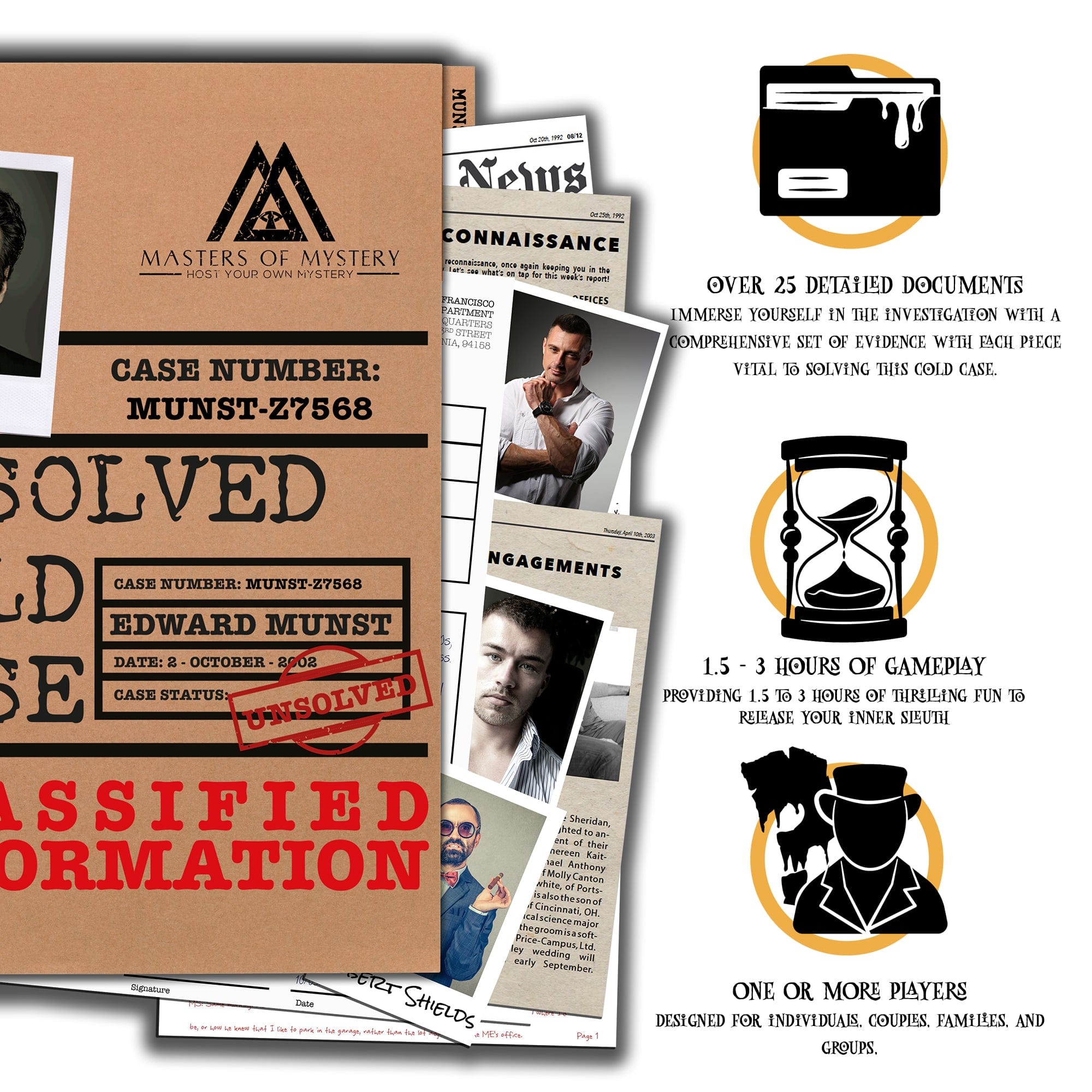 Edward Munst cold case game features and benefits
