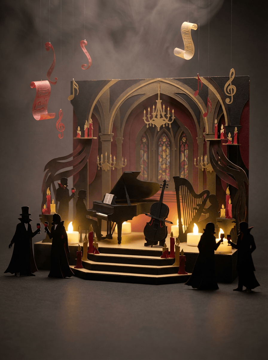 Replay-able Vampire Ball Murder Mystery Dinner Party Game for Up to 20 Adults - Host A Halloween Dinner Party Game Night - Vampire Theme – Dracula Themed Dinner Party Game V2