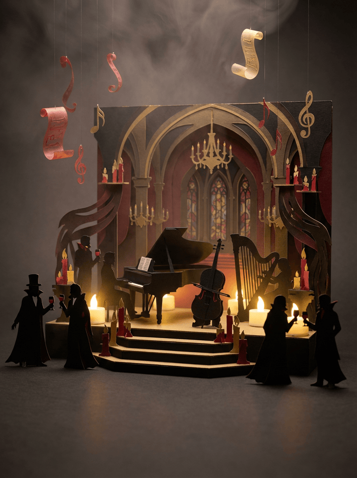 Replay-able Vampire Ball Murder Mystery Dinner Party Game for Up to 20 Adults - Host A Halloween Dinner Party Game Night - Vampire Theme – Dracula Themed Dinner Party Game V2