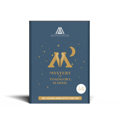 Erweiterungspaket – Hosten Sie Ihr eigenes digitales Spielset „Wizarding Murder Mystery“.