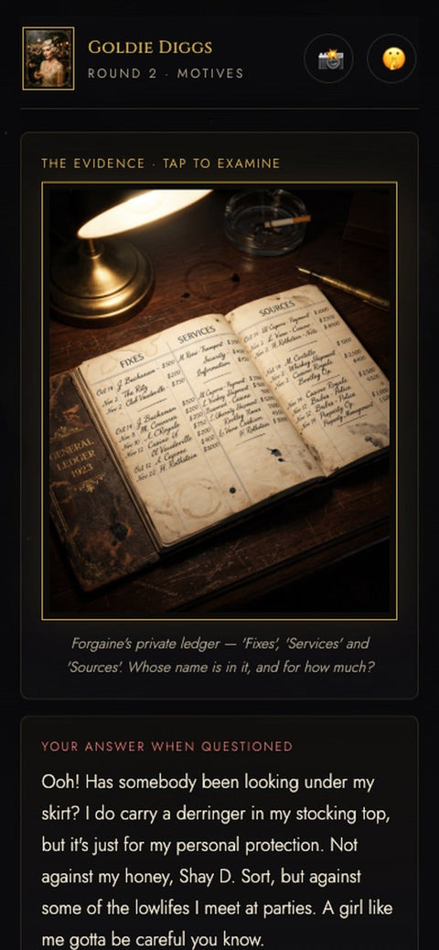 Evidence, detective audio — and one final countdown