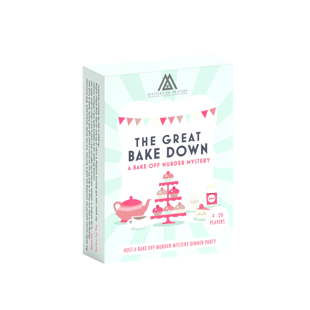 Bake Off Themed Murder Mystery Game Kit - Physical Game