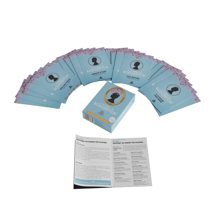 Bridgerton et Jane Austen Themed Murder Mystery Game Kit - Jeu physique