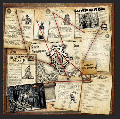 Halloween cold case evidence from Frankenstein's castle