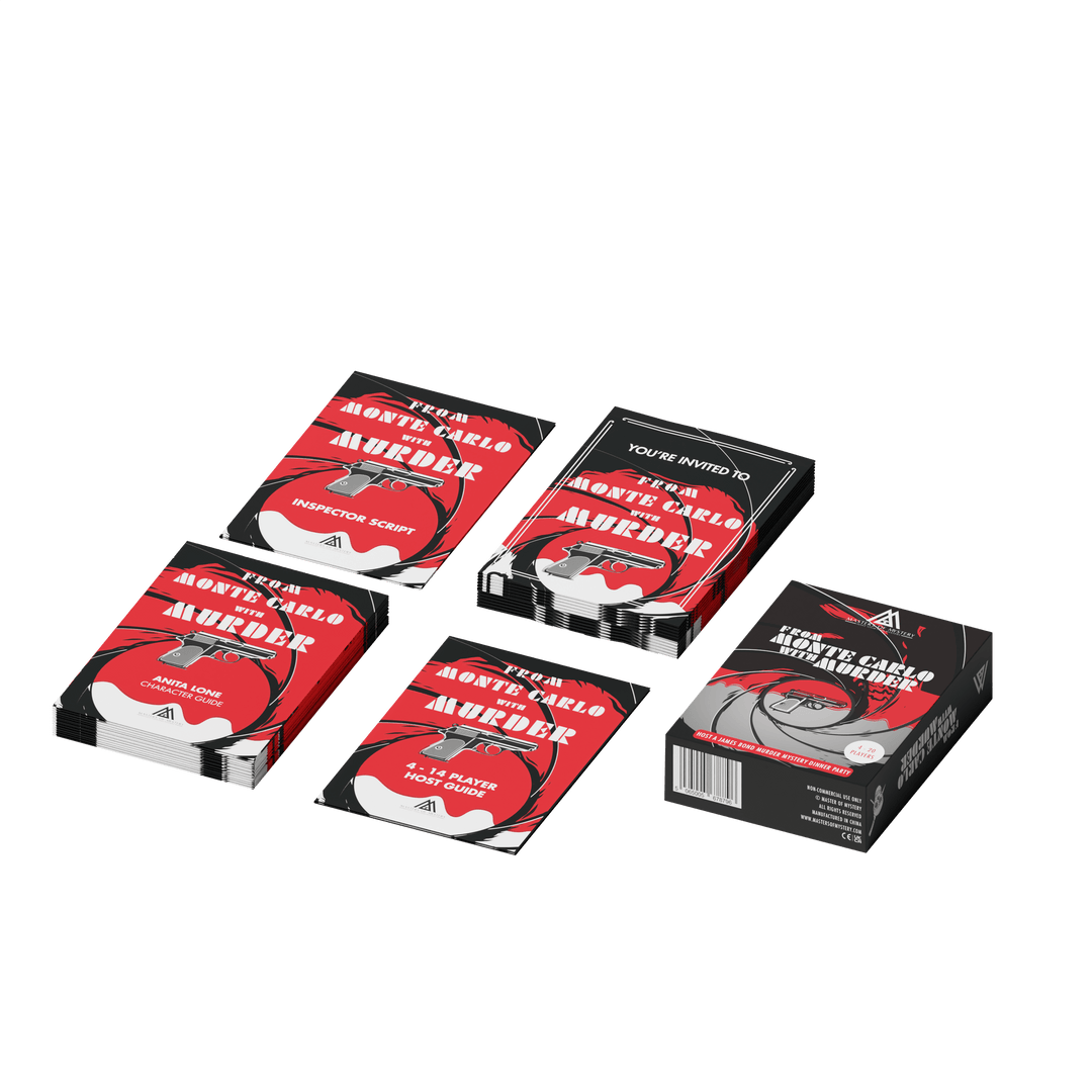 James Bond Spy Murder Mystery Host Your Own Game Kit - Physical Game