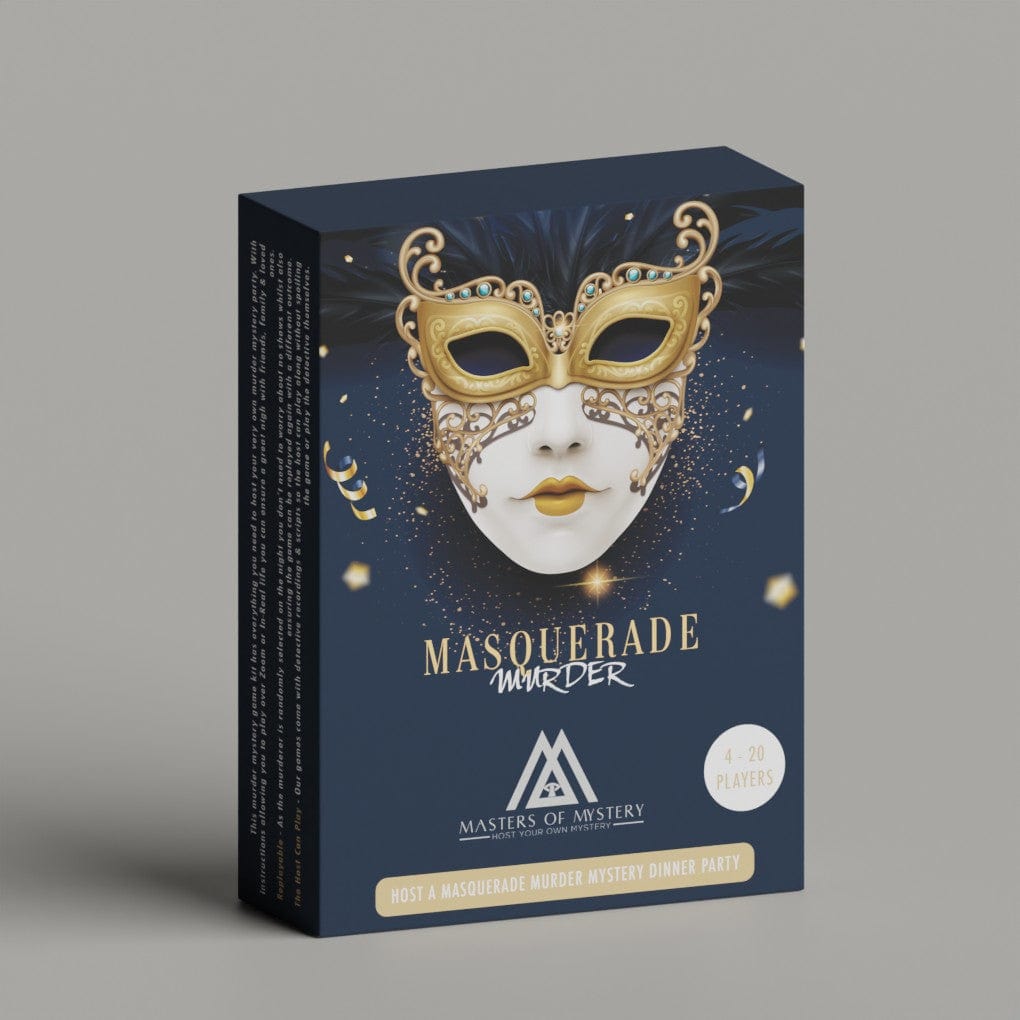 Masquerade Ball/Carnival Murder Mystery Host Your Own Game Kit - Jeu physique