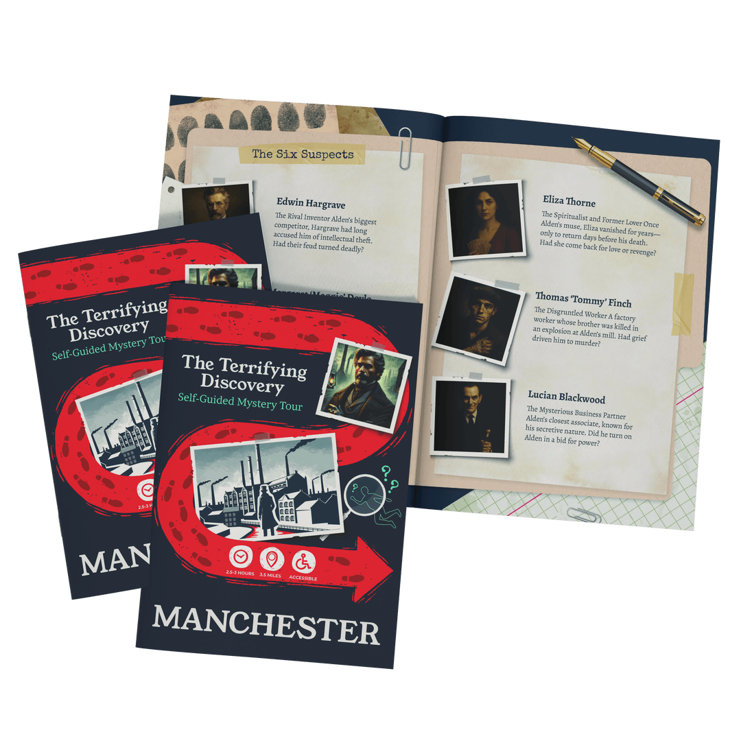 Outdoor Escape Room Manchester - Self-Guided Murder Mystery Tour – The Terrifying Discovery