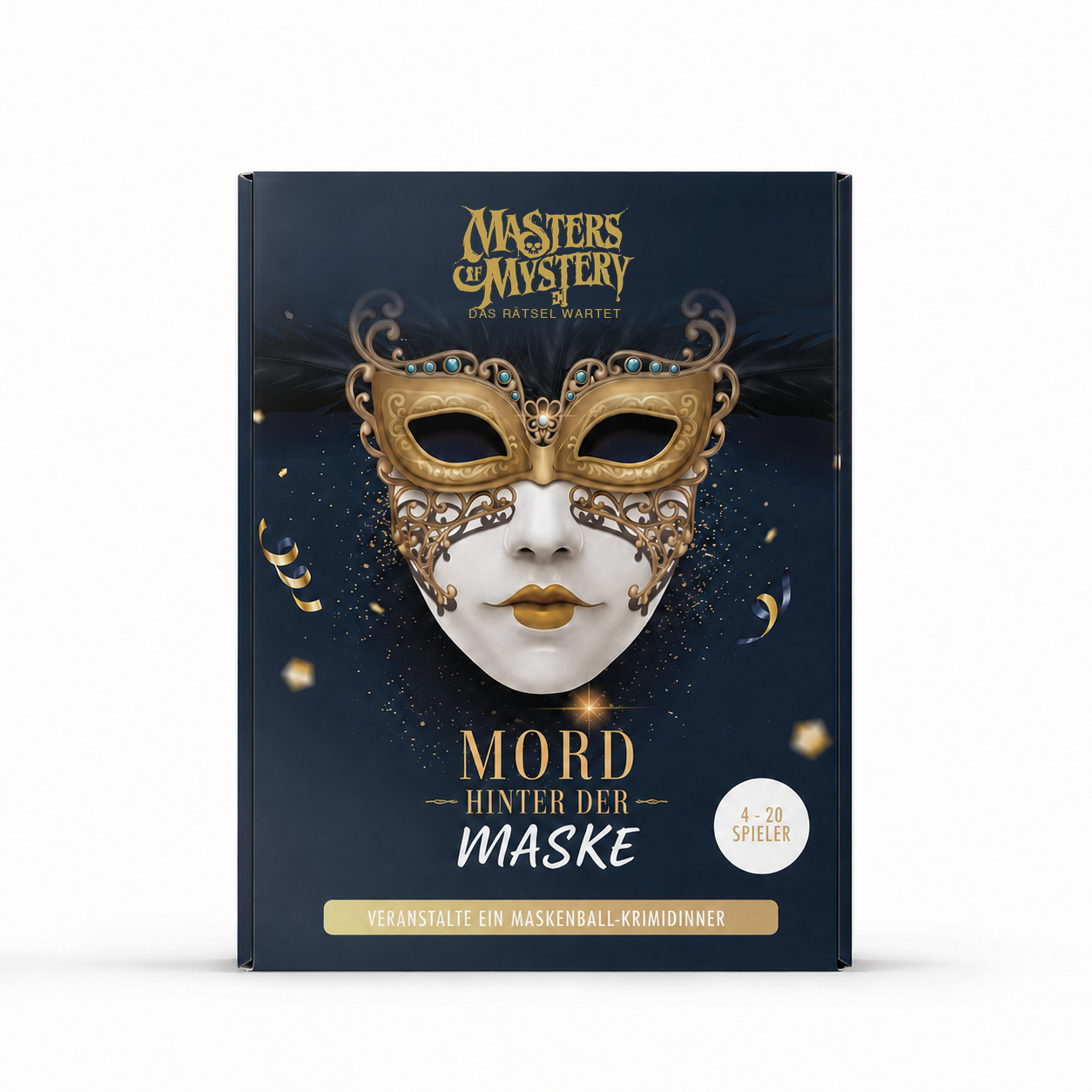 Maskenball-Krimidinner für zuhause – Mord hinter der Maske