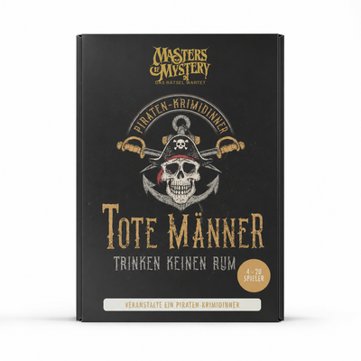 Piraten-Krimidinner für zuhause – Tote Männer trinken keinen Rum