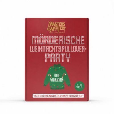 Weihnachtspullover-Krimidinner für zuhause – Mörderische Weihnachtspullover-Party
