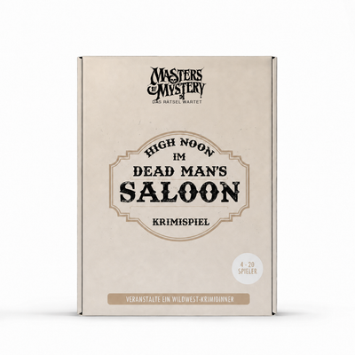 Wildwest-Krimidinner für zuhause – High Noon im Dead Man’s Saloon