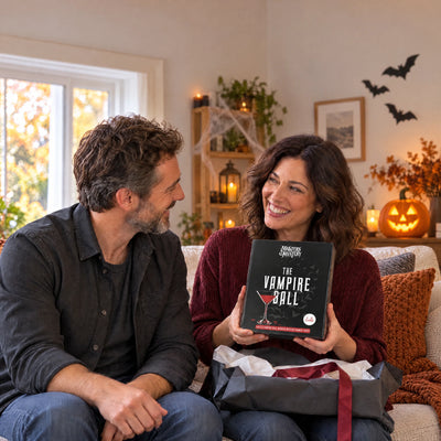 The Vampire Ball by Masters of Mystery presented as a gift at home.