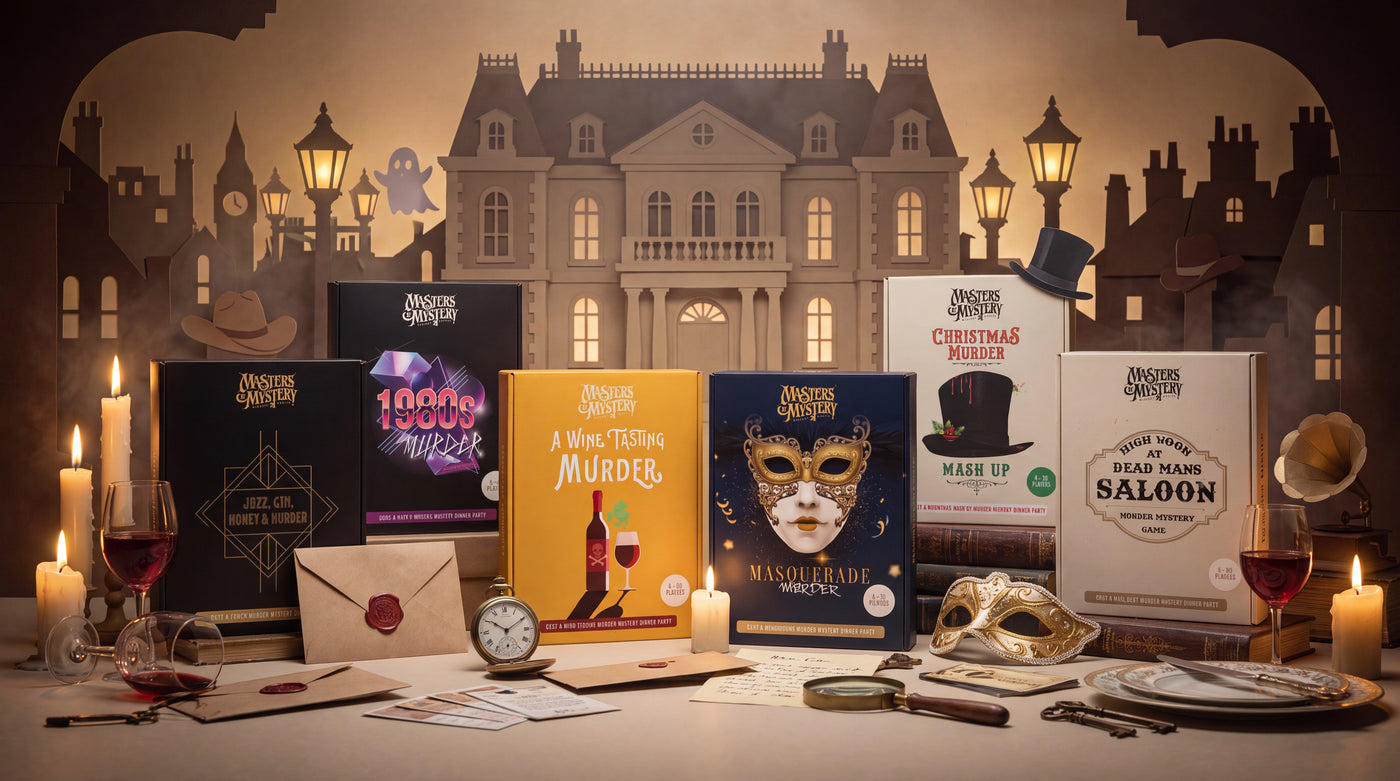 Dinner Party murder mystery game collection