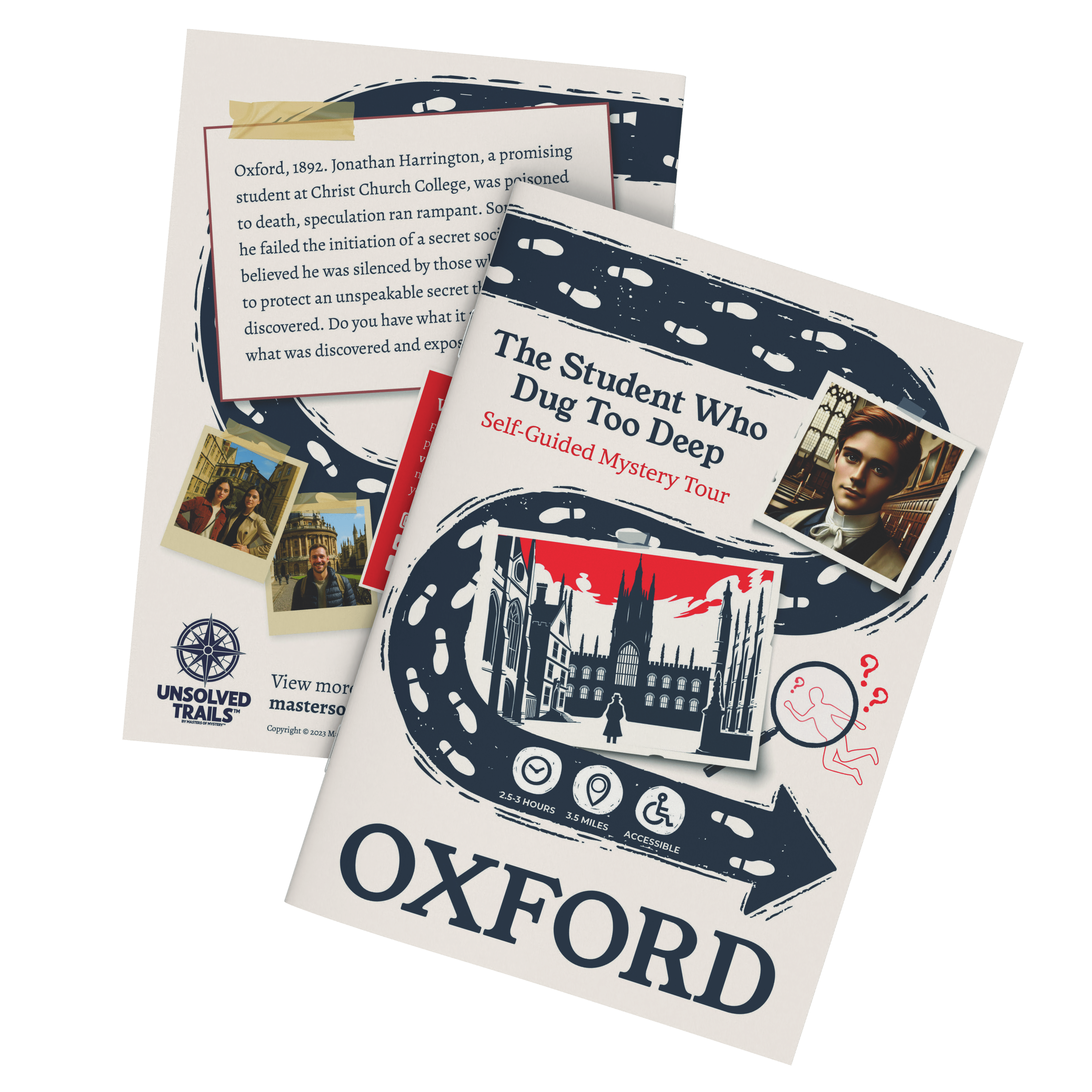 Outdoor Escape Room Oxford - Self-Guided Murder Mystery Tour – The Missing Manuscript