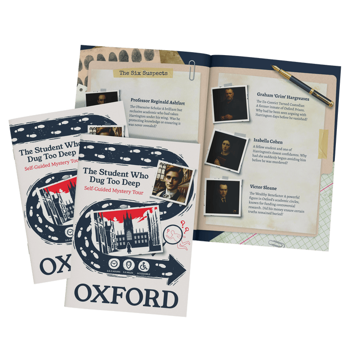 Outdoor Escape Room Oxford - Self-Guided Murder Mystery Tour – The Missing Manuscript