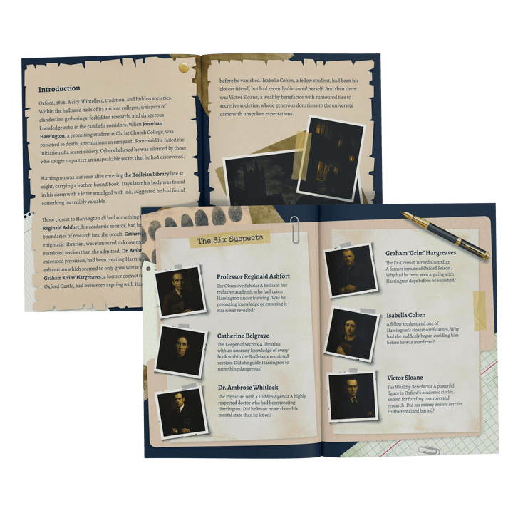 Outdoor Escape Room Oxford - Self-Guided Murder Mystery Tour – The Missing Manuscript