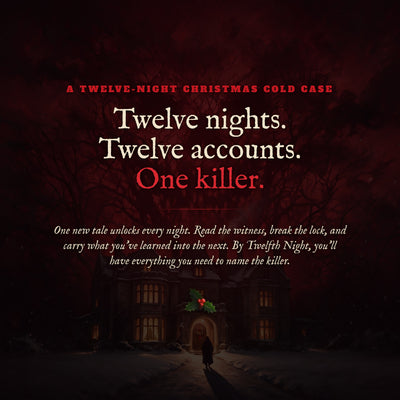 Twelfth Knife: twelve nights, twelve accounts, one killer. A twelve-night Christmas cold case