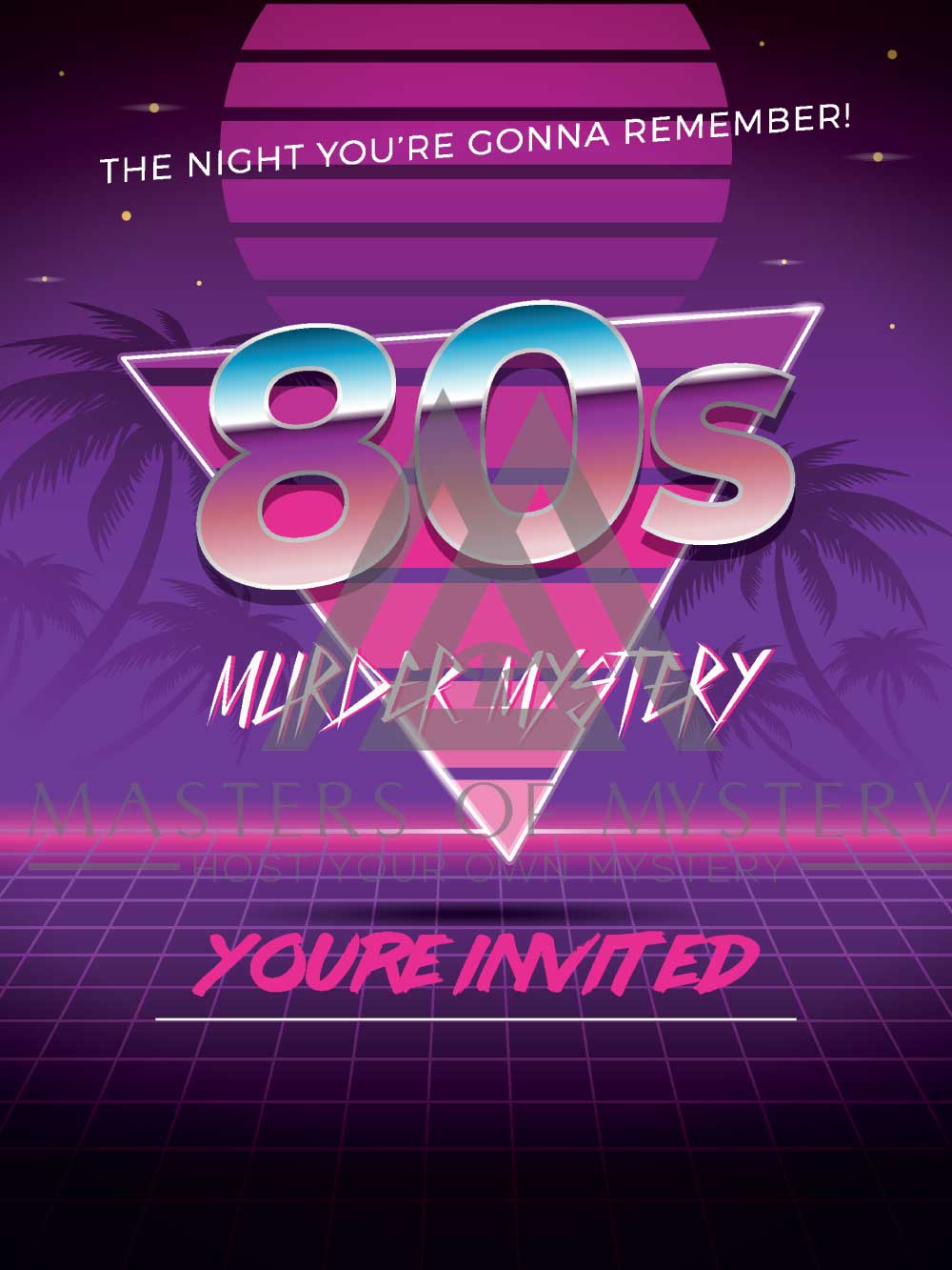  80s Mall Murder Madness, A Totally Tubular 1980s Themed Murder  Mystery Game, Flexible 4-20+ Players