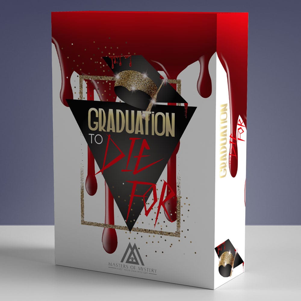 A Graduation To Die For Themed Murder Mystery Game