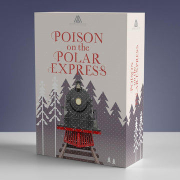 Kit de juego de misterio de asesinato de tren de Navidad Polar Express